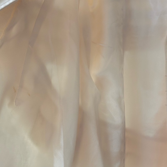 Bebe Cream Ruffle Trench Coat - Picture 10 of 15